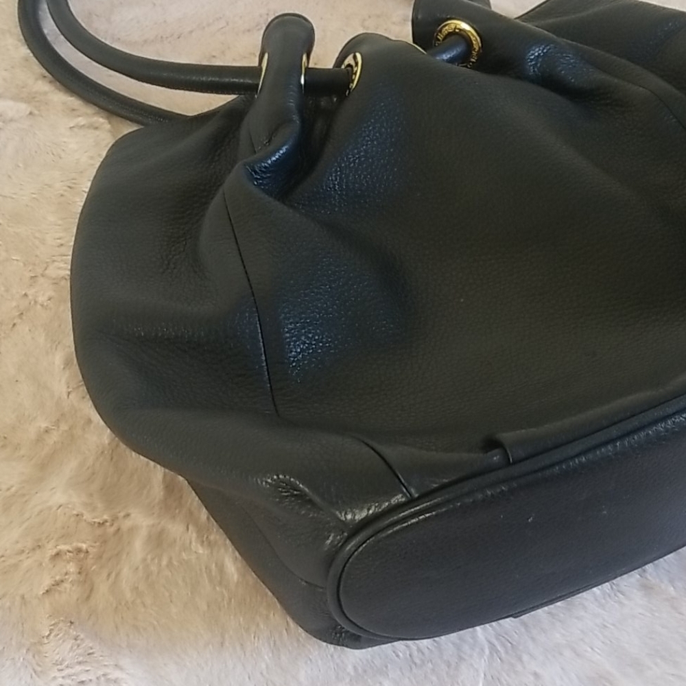 MICHAEL Michael Kors Black Leather Tote with Gold Hardware - Picture 11 of 16